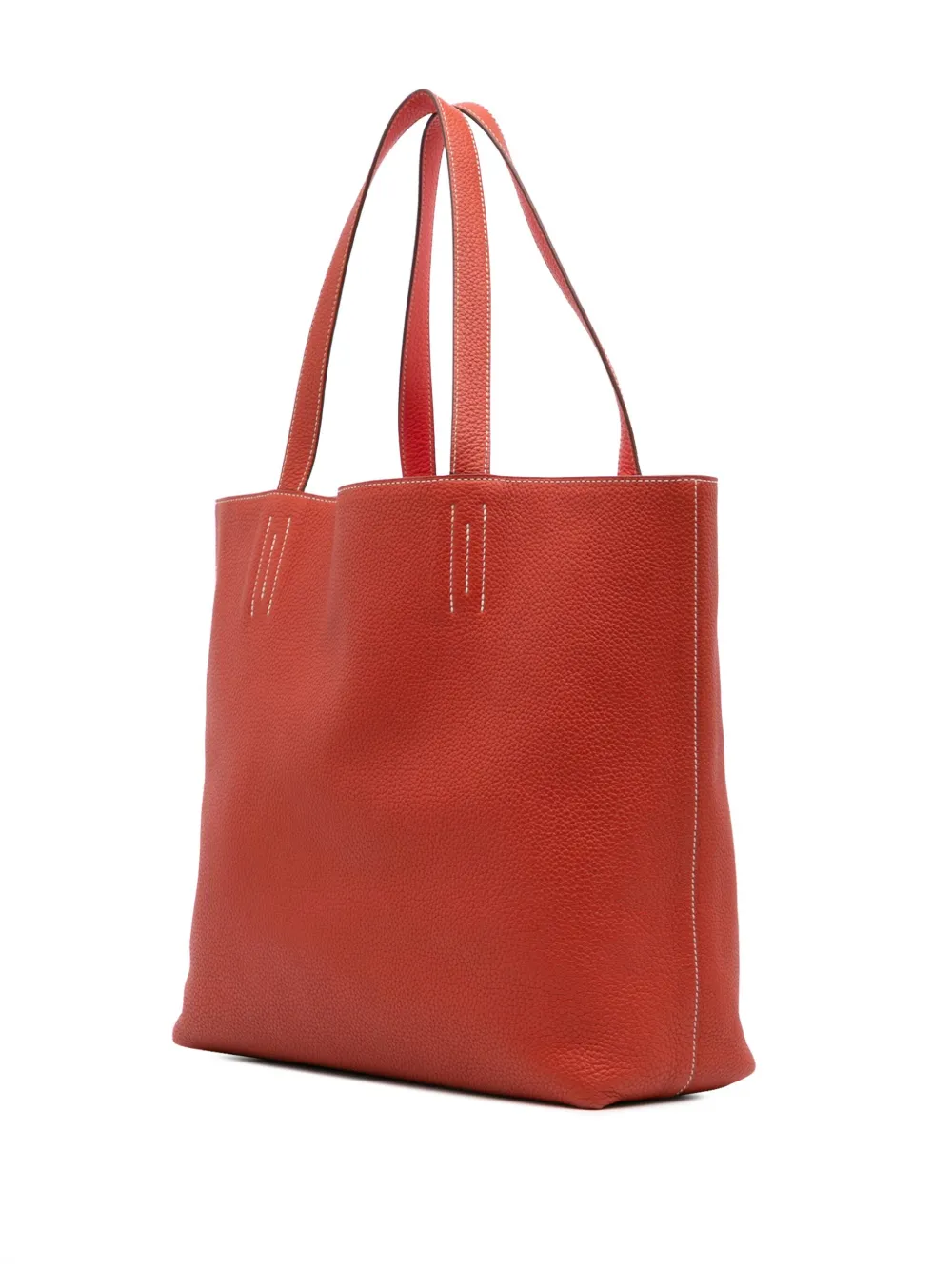 Pre-owned Hermes 2014 Clemence Double Sens 36 Tote Bag