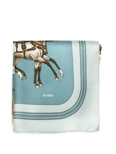 Hermès Pre-Owned 1976 Coach and Saddle scarf