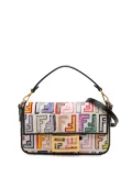 Fendi Pre-Owned 2010-2024 Chinese Valentines Day Mini Zucca Embroidered Canvas Baguette satchel - Brown