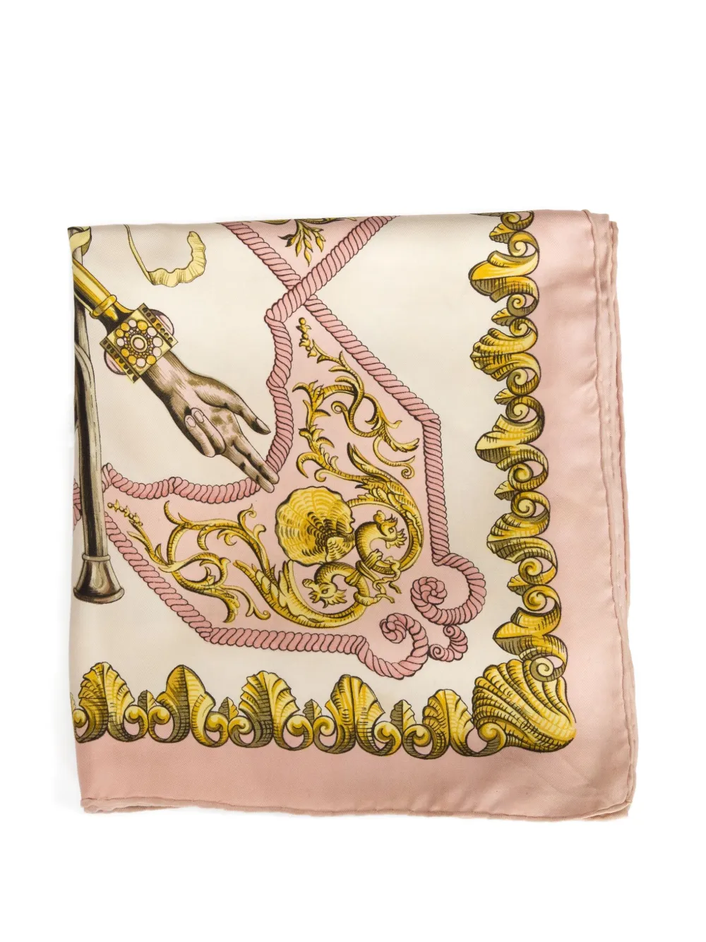 Hermès Pre-Owned 1963 Ludovicus Magnus silk scarf | Pink | Image 1