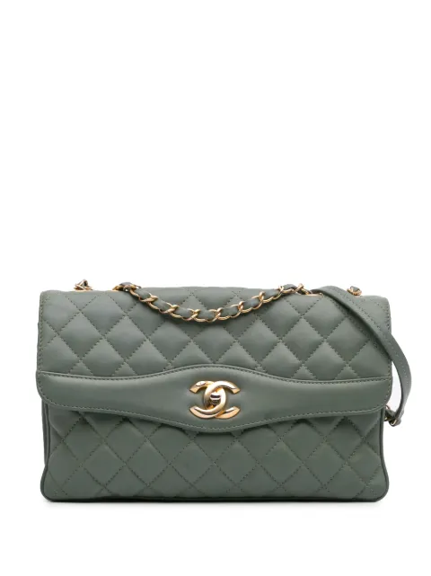 CHANEL Pre-Owned bolsa de hombro Daily Companion Flap grande de piel de cordero 2018