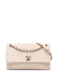CHANEL Pre-Owned 2015-2016 CC Quilted Aged Calfskin Flap crossbody bag - Brown