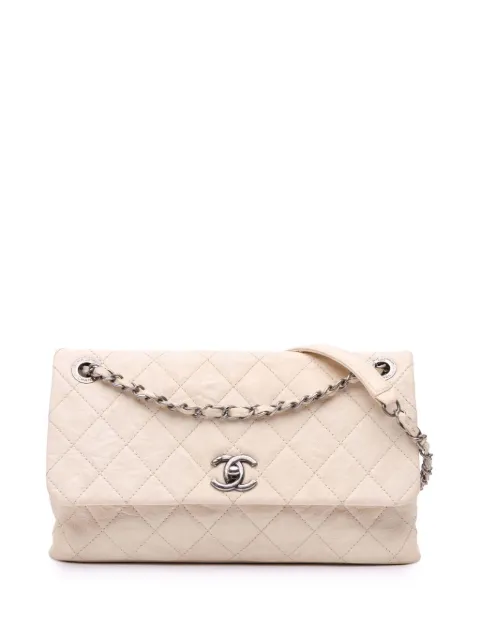CHANEL Pre-Owned 2015-2016 CC Quilted Aged Calfskin Flap crossbody bag