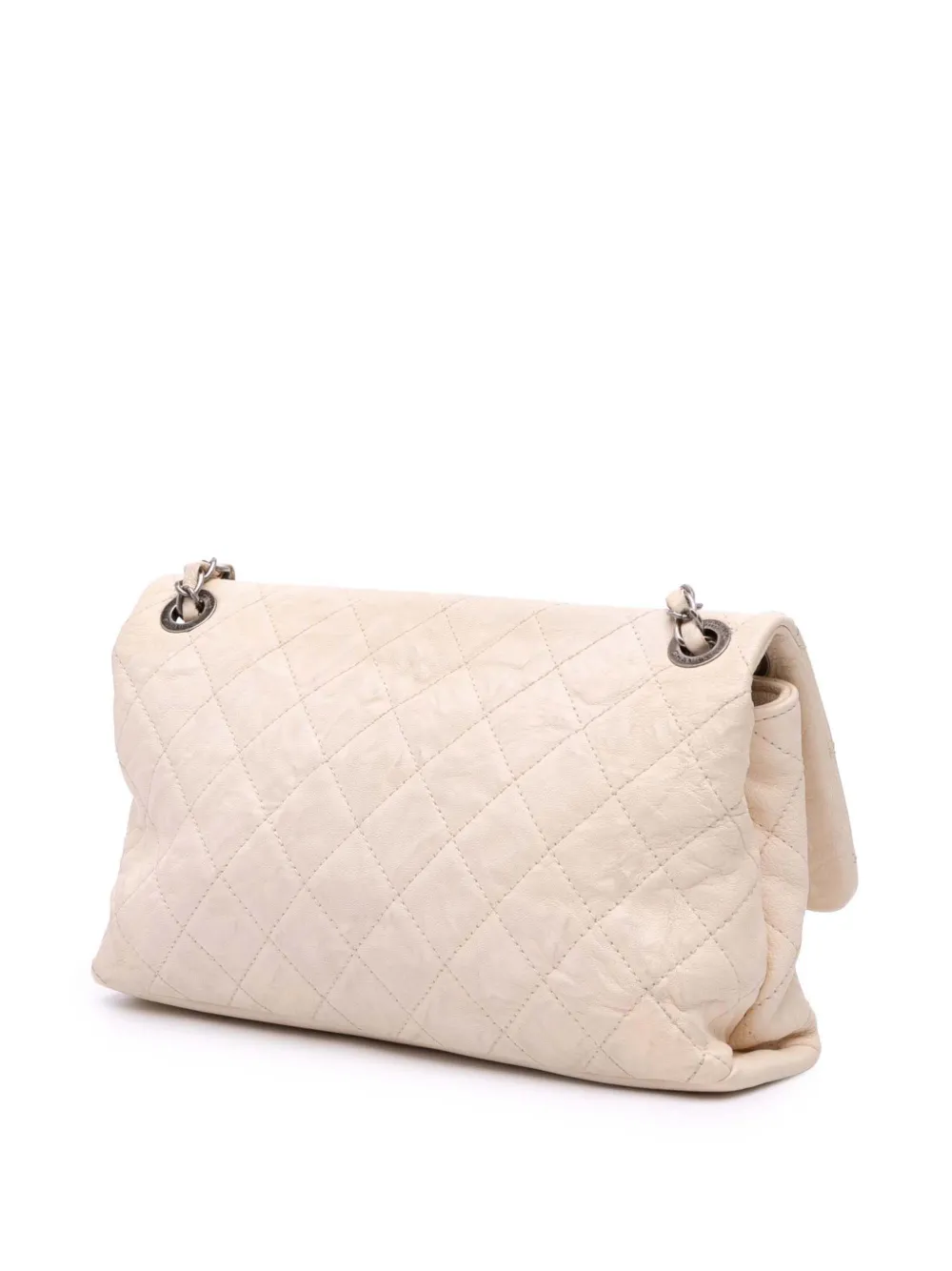 Pre-owned Chanel 2015-2016 Cc Quilted Aged Calfskin Flap Crossbody Bag