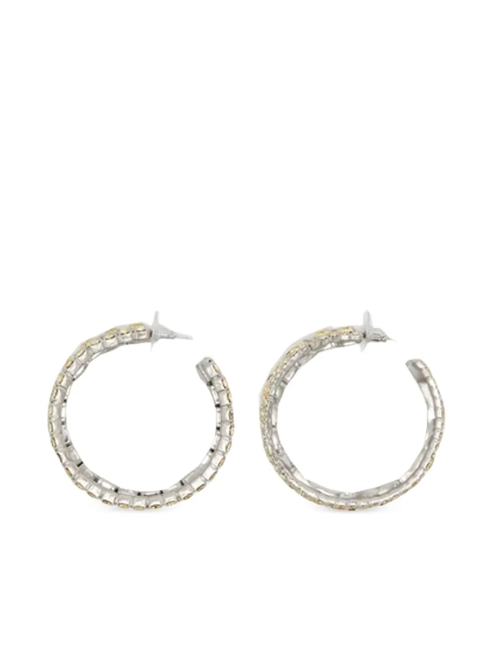 Ermanno Scervino arracadas de cristal | plateado | Image 1