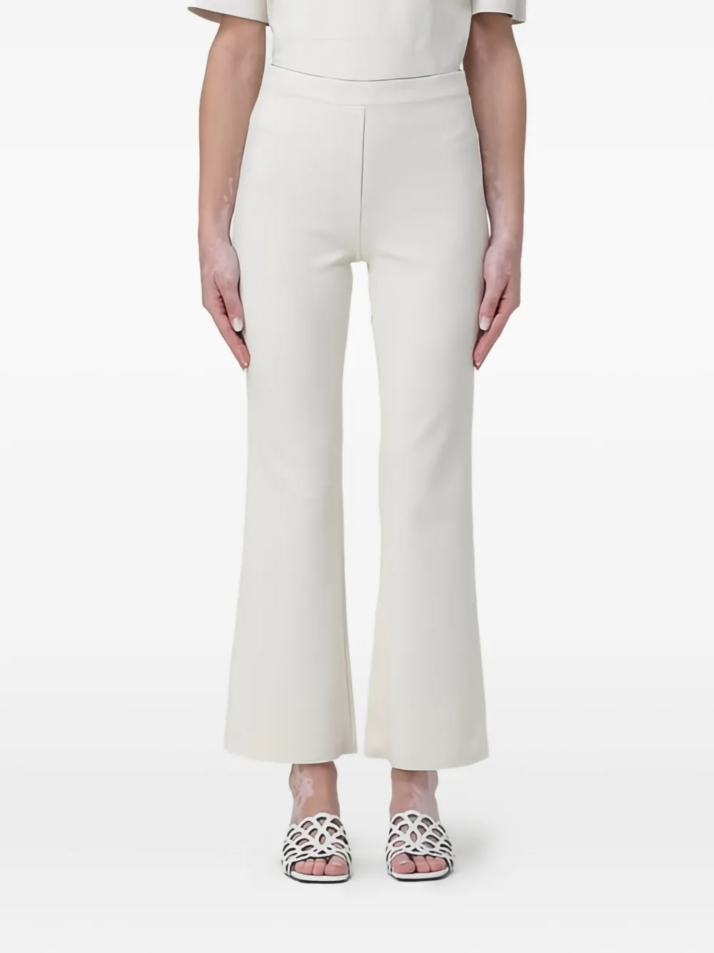 Liviana Conti high-waisted trousers | White | Image 1