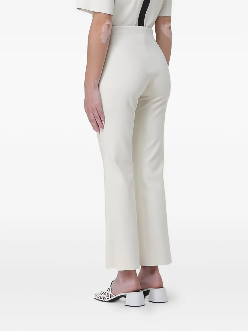 Liviana Conti High waist broeken Wit