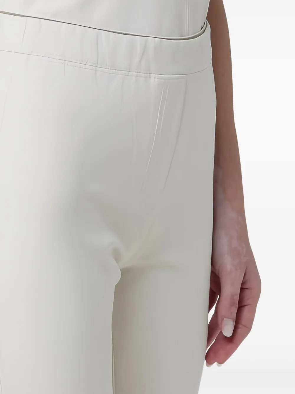 Liviana Conti High waist broeken Wit