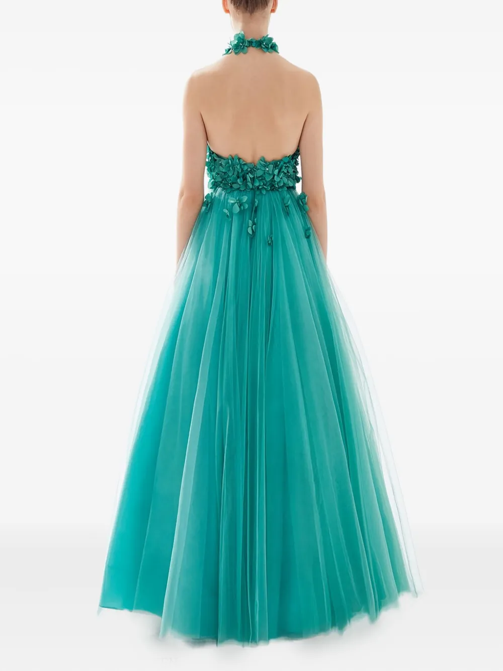 Tarik Ediz Esa Gown In Green