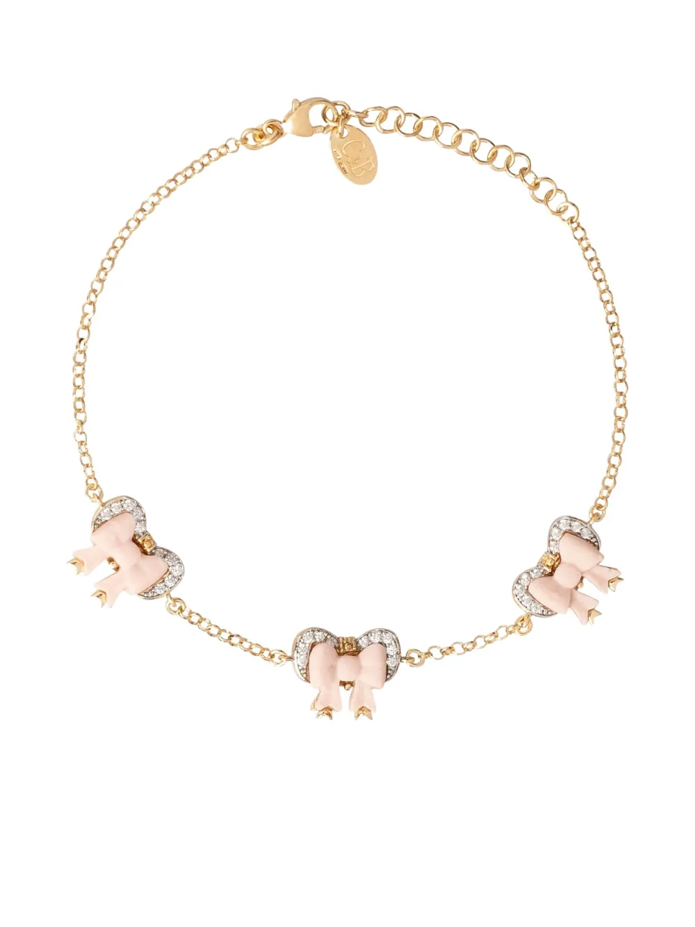 Cameo & Beyond Silky Ribbons Chain Bracelet