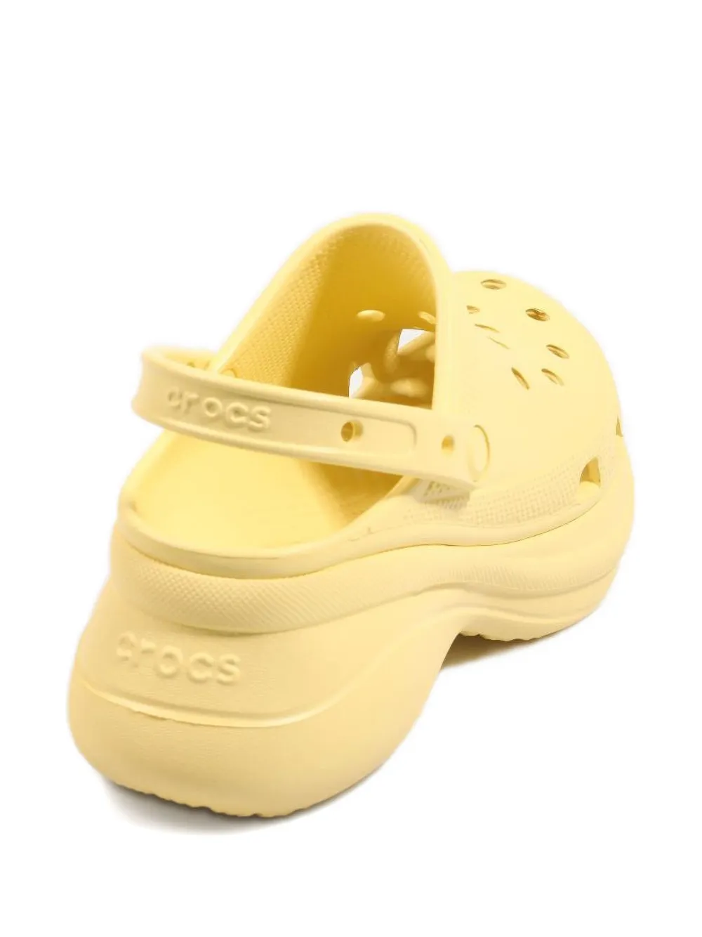 Crocs Bae sandalen met plateauzool Geel