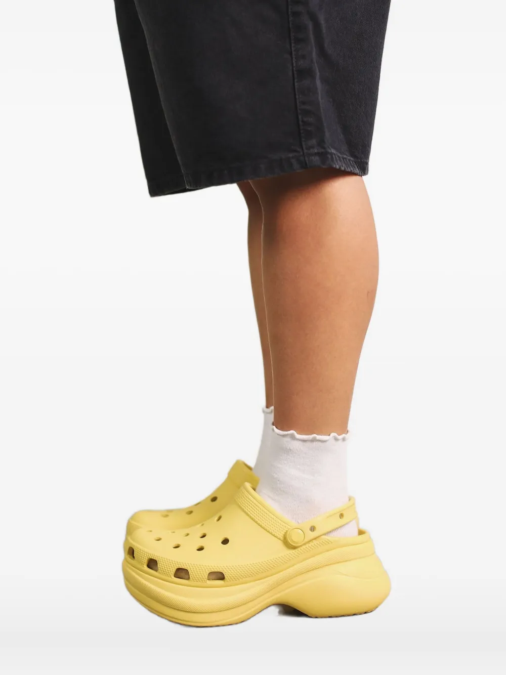 Crocs Bae sandalen met plateauzool Geel