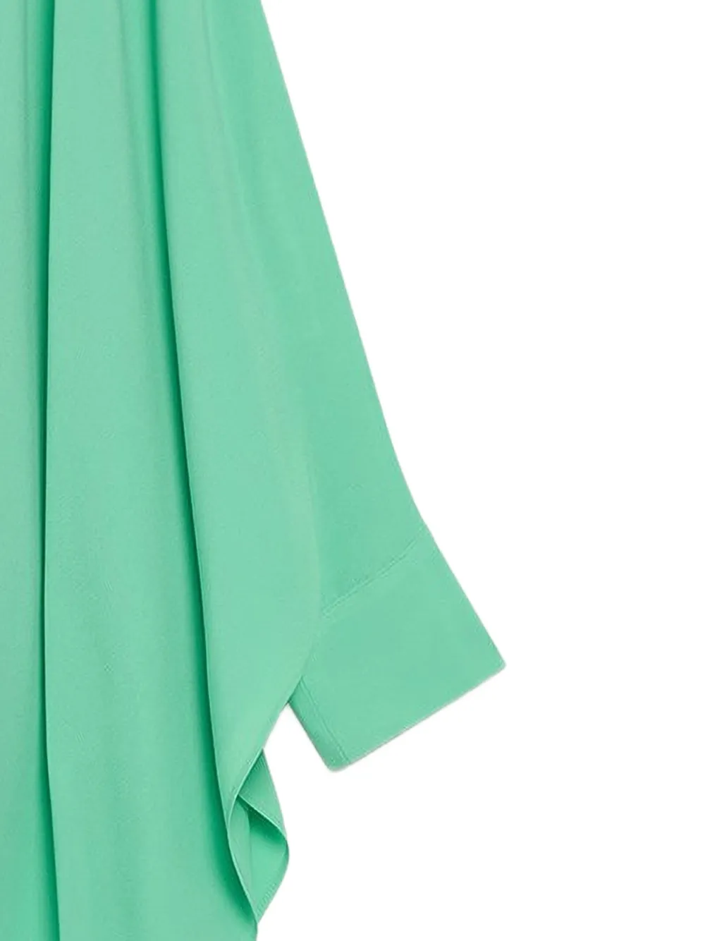 MALIPARMI button-front asymmetric blouse - Groen