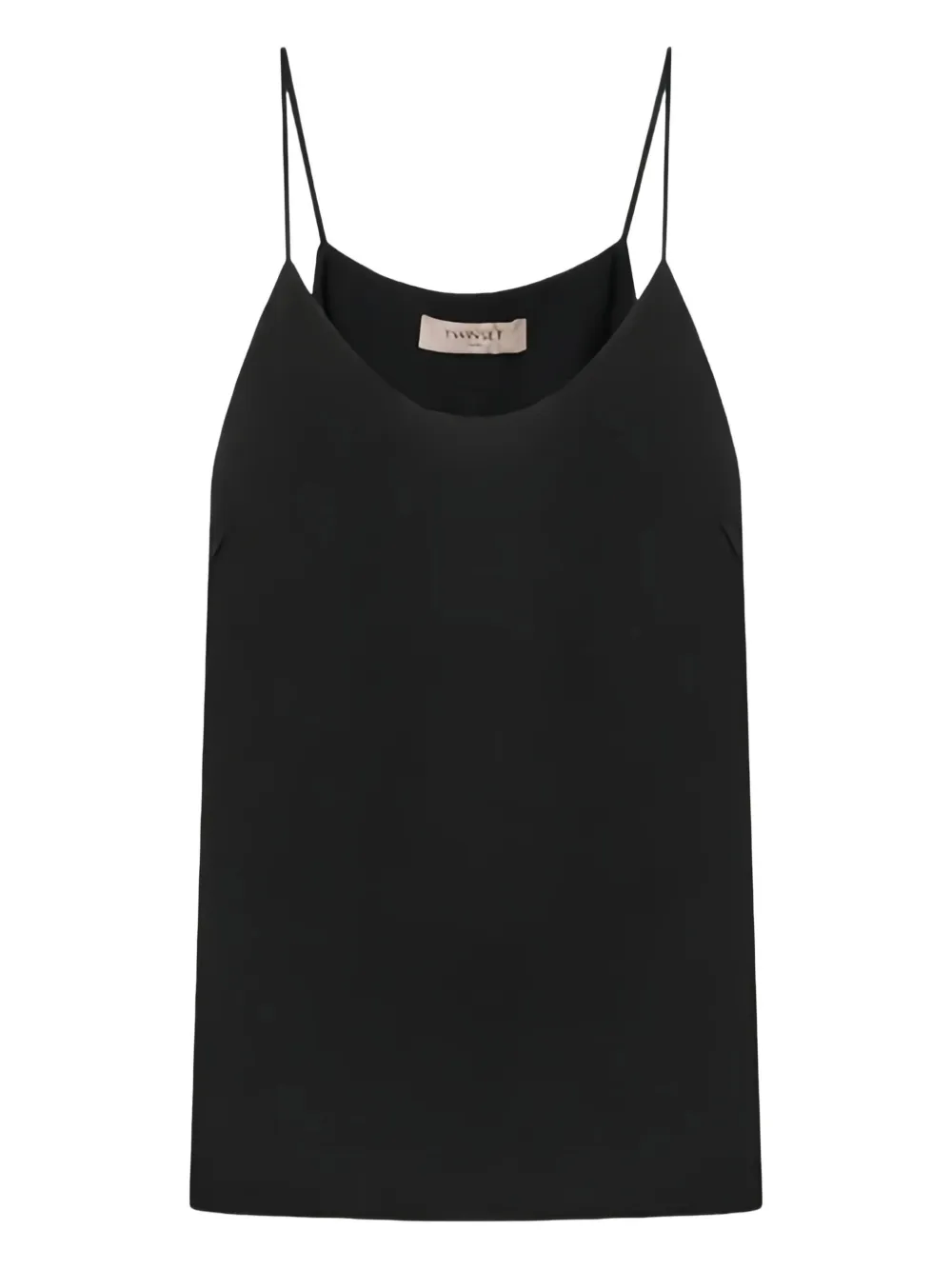 TWINSET satin top - Nero