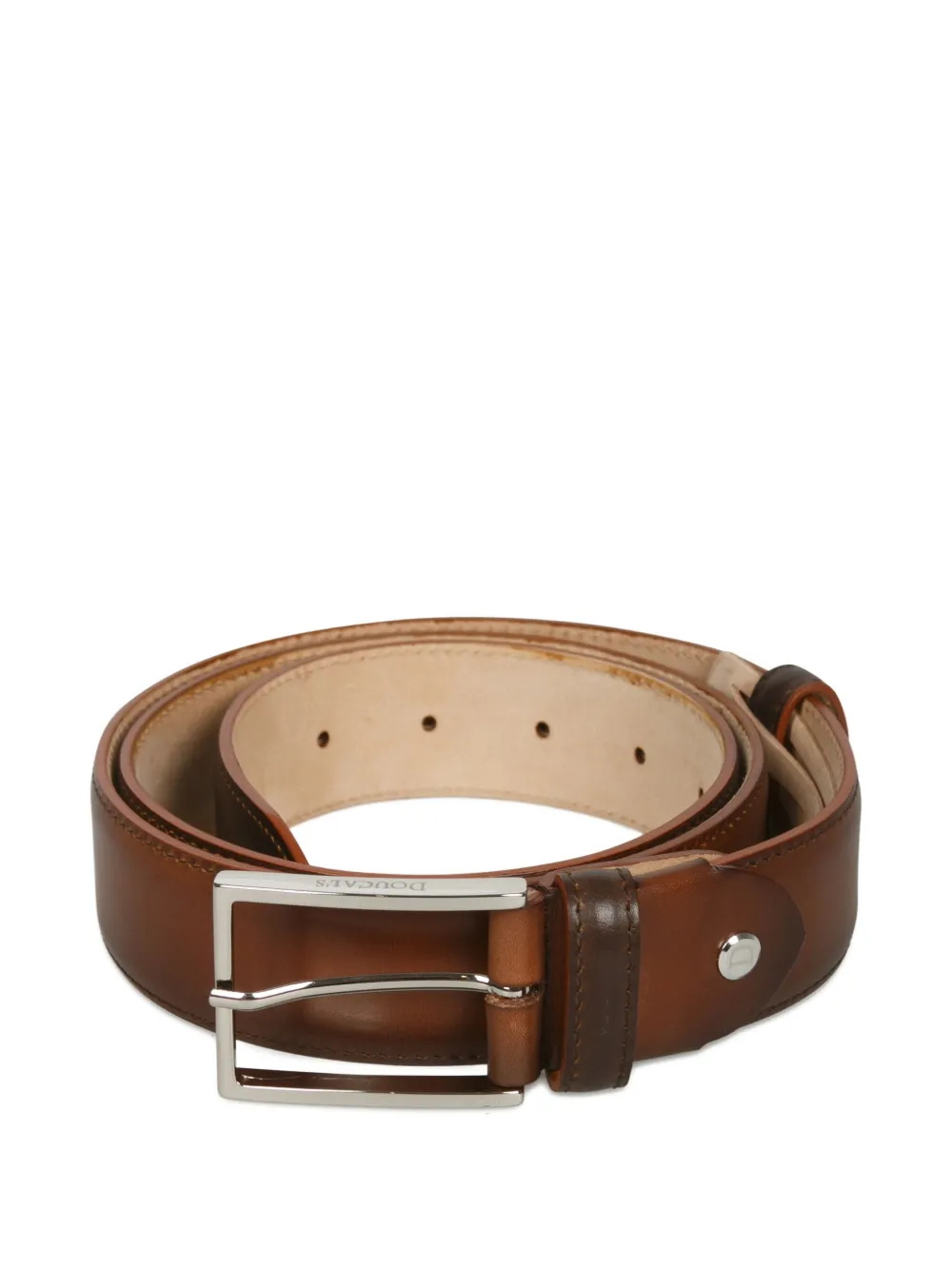 Doucal's Leather Buckle Belt