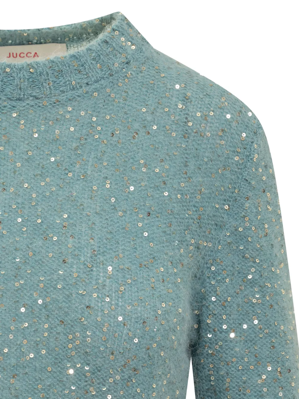 Jucca sequin-embellished sweater Blauw