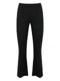 Liviana Conti elastic-waist flared trousers - Black
