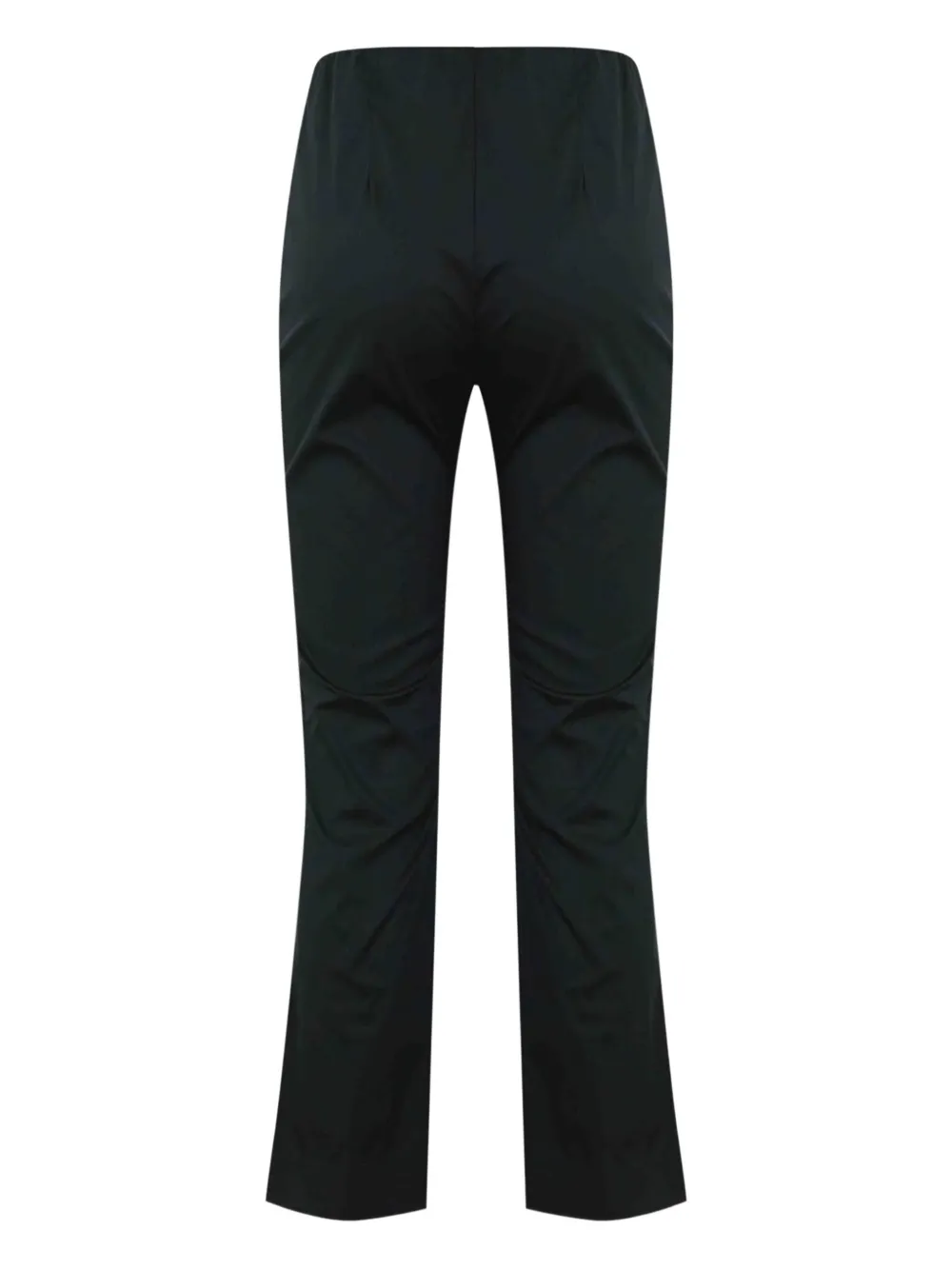 Liviana Conti elastic-waist flared trousers - Zwart