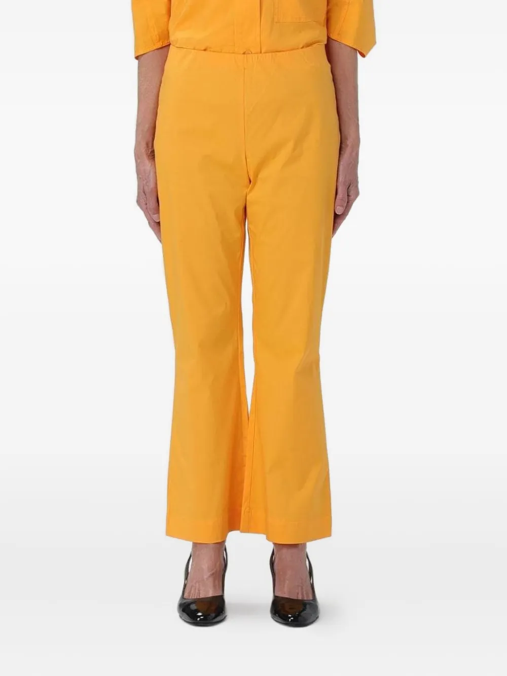 Liviana Conti Flared broek Geel