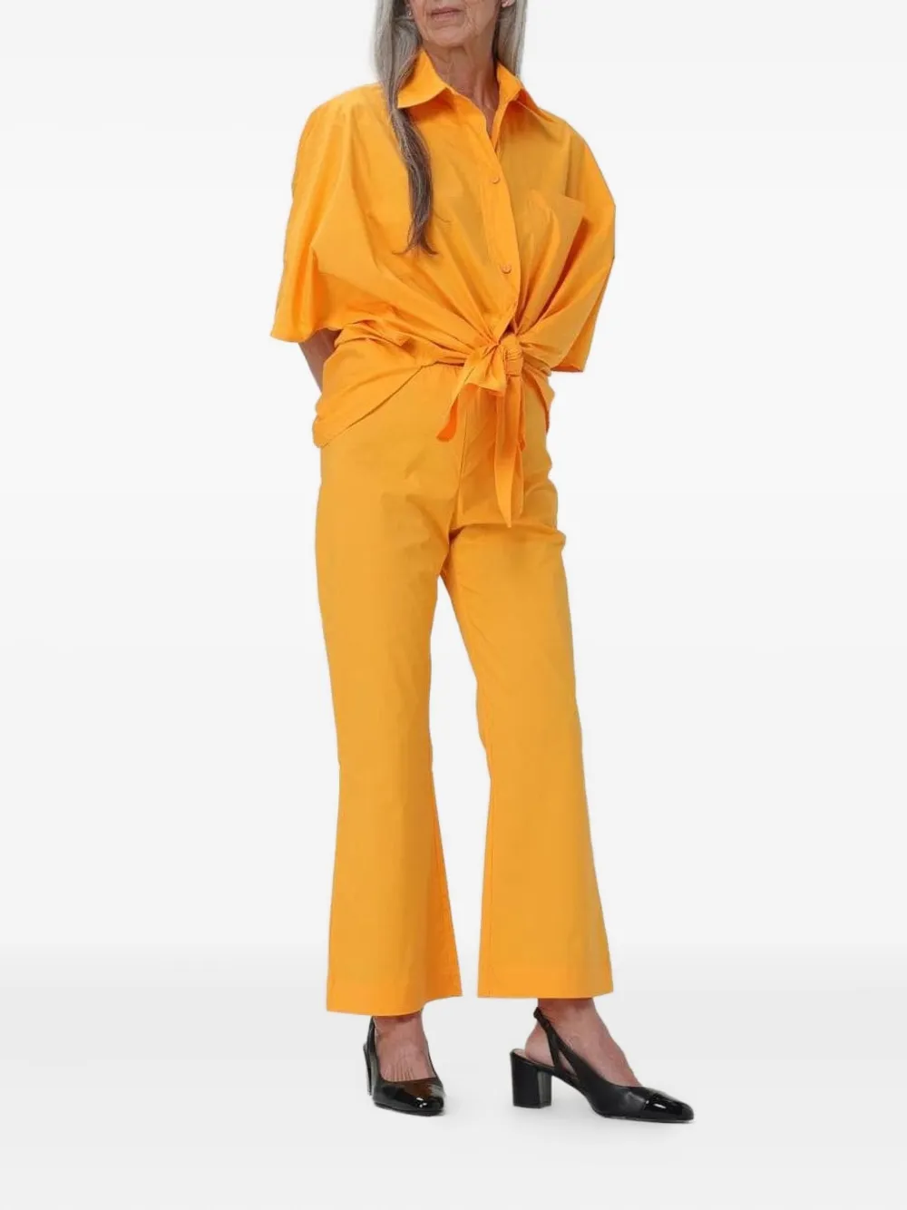 Liviana Conti Flared broek - Geel