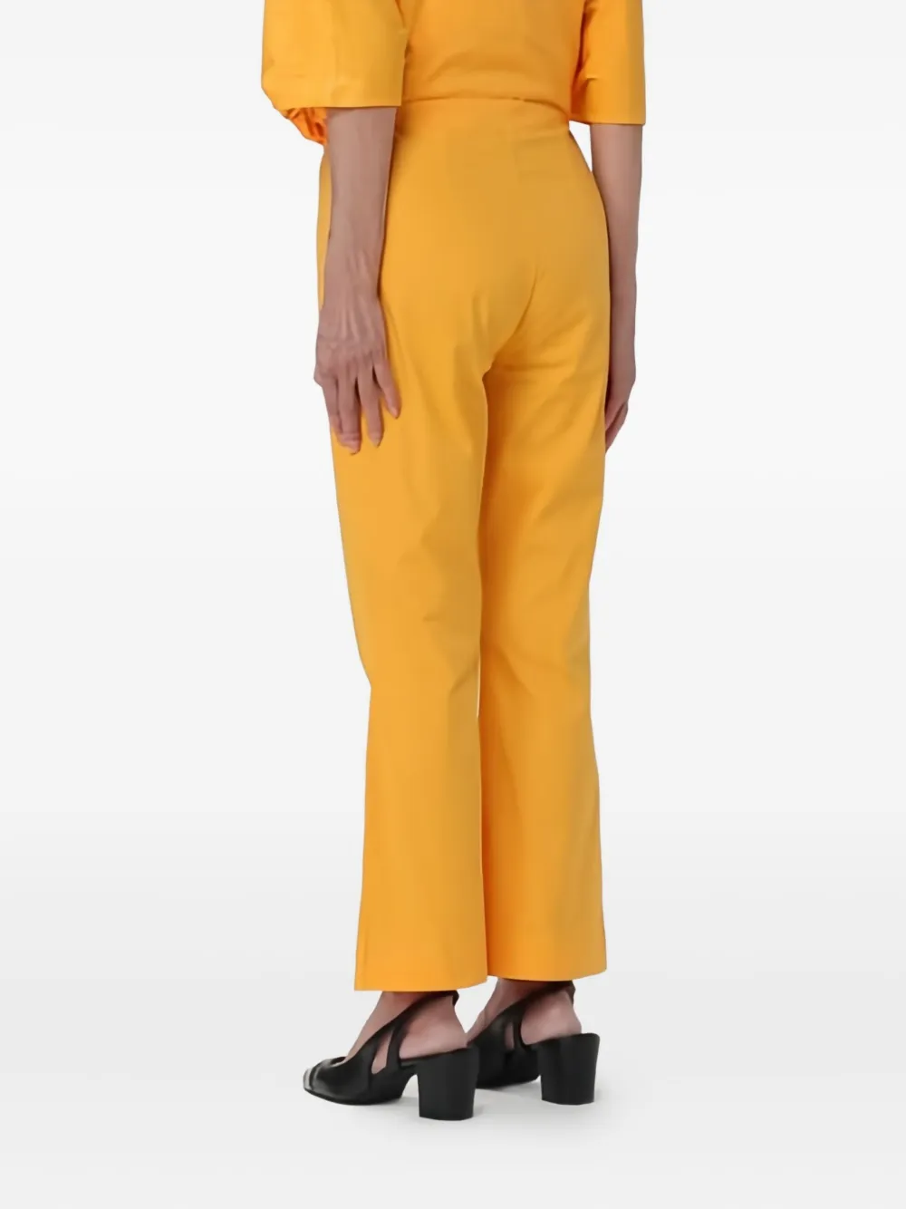 Liviana Conti Flared broek Geel