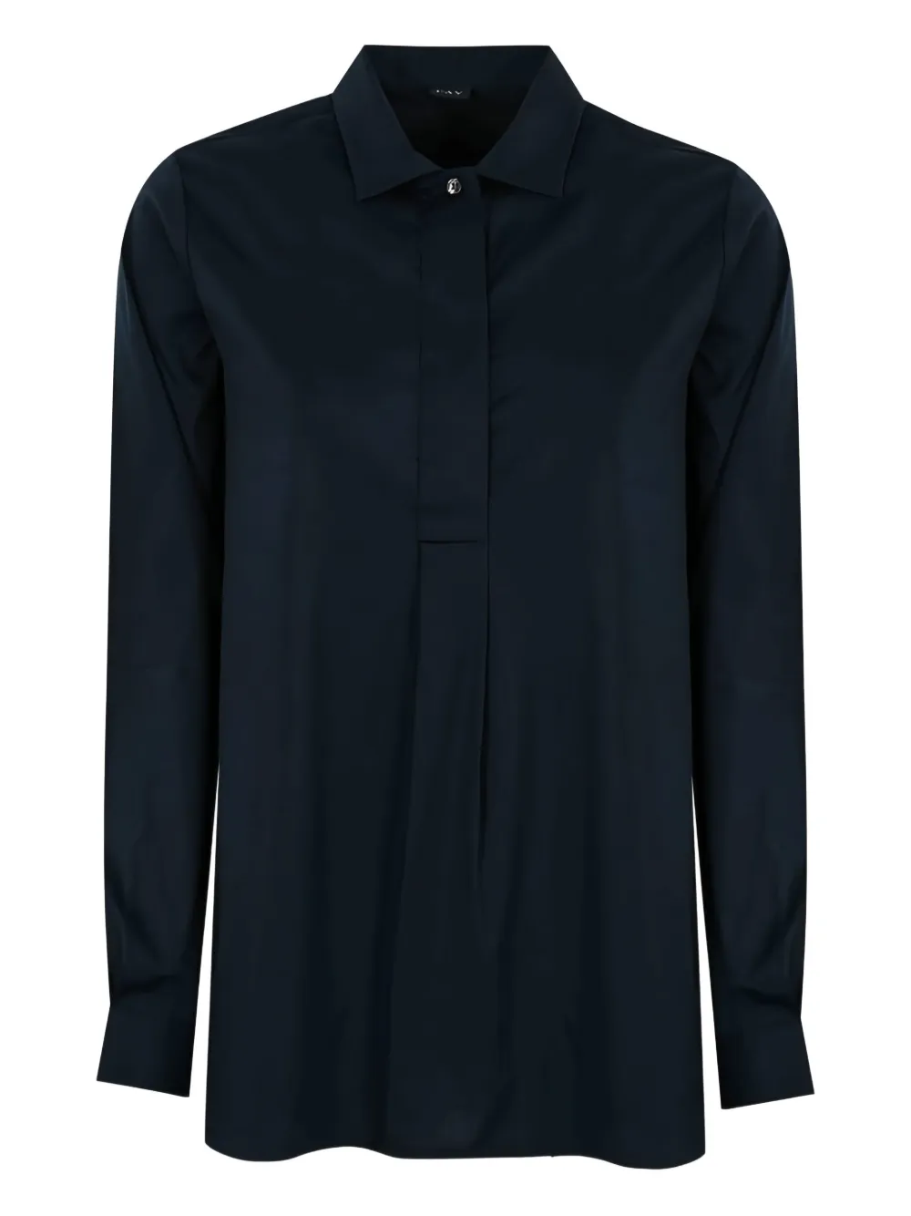 Fay long-sleeve cotton shirt Blauw