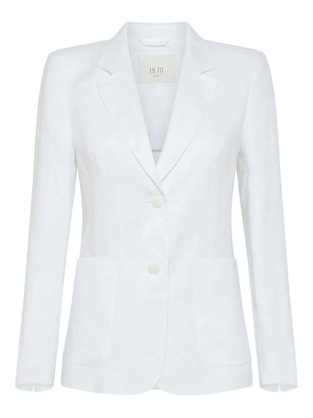 Seventy three-button patch-pocket jacket | White | Image 1