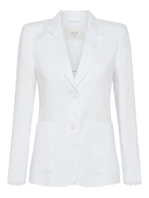 Seventy three-button patch-pocket jacket