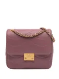 CHANEL Pre-Owned 2015-2016 Paris Seoul Mini Lambskin Pagoda Single Flap crossbody bag - Pink