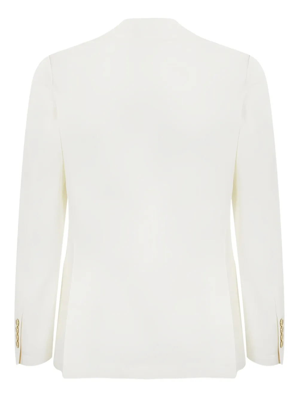 Eleventy double-breasted gold-button blazer Beige