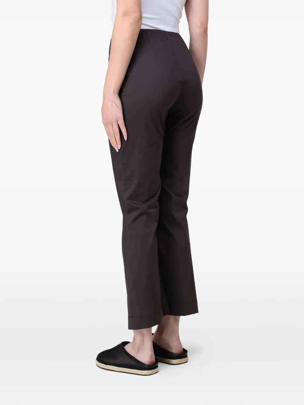Liviana Conti elasticated-waist trousers - Bruin