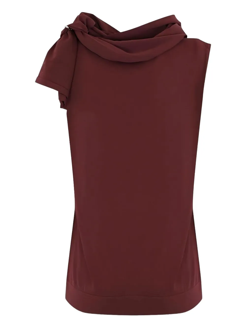 Liviana Conti draped cowl-neck sleeveless top | Vests & Tank Tops | Image 2