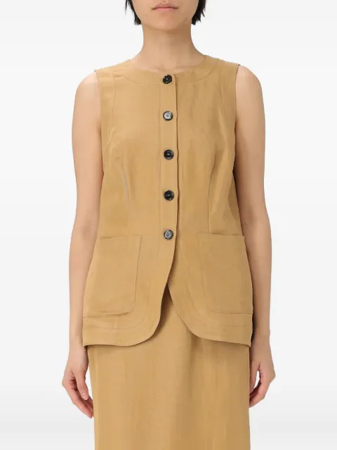 Liviana Conti button-fastening pocket vest