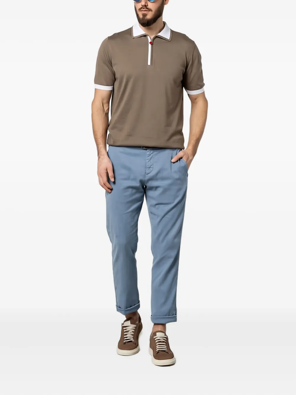 Kiton playera tipo polo con cierre | Image 2