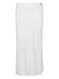 Blugirl bias-cut midi skirt - White