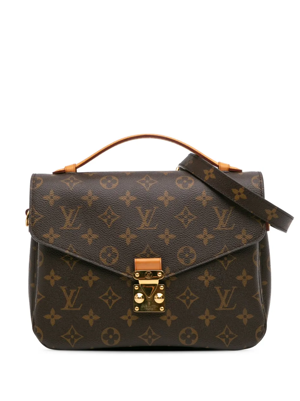 Louis Vuitton Pre-Owned bolsa satchel Monogram Pochette Metis 2015 | marrón | Image 1