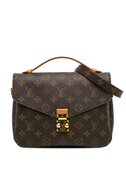 Louis Vuitton Pre-Owned bolsa satchel Monogram Pochette Metis 2015