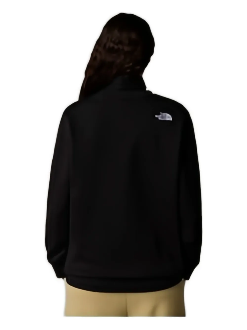 The North Face Logo Hoodie In Black