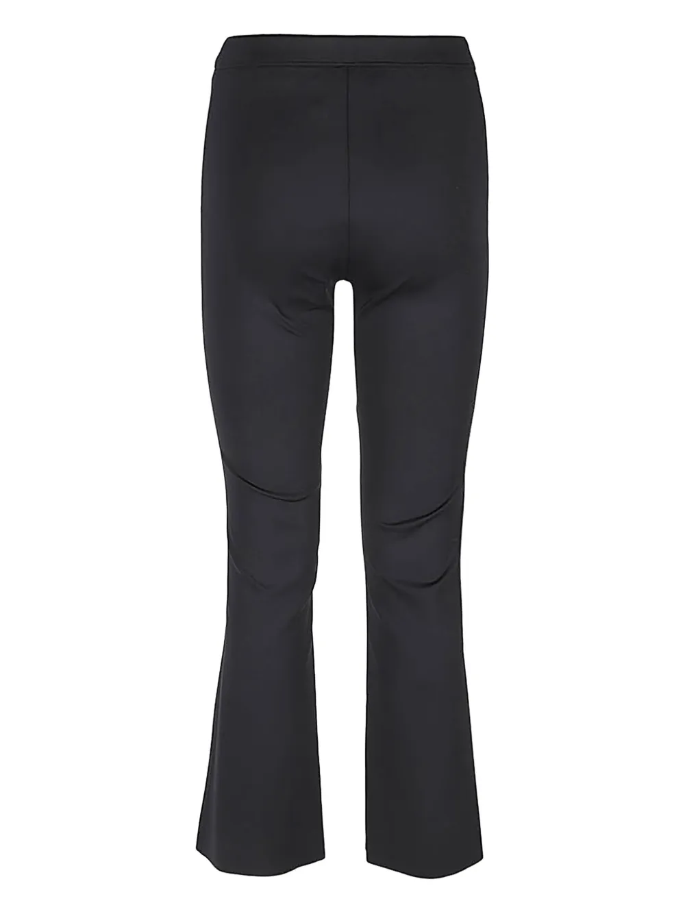 Liviana Conti Flared broek met elastische taille - Zwart