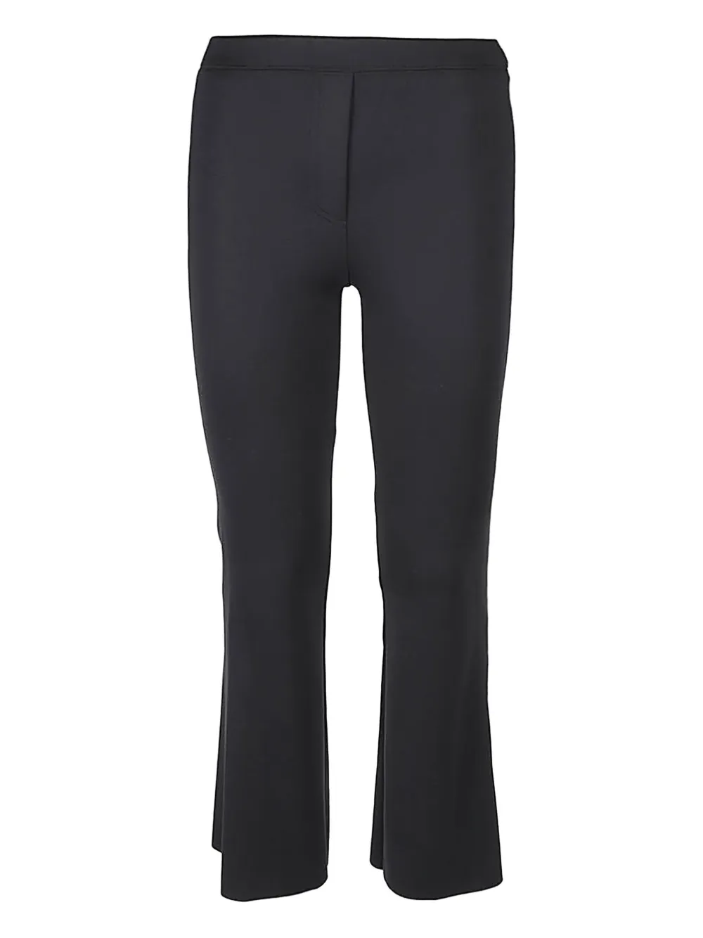 Liviana Conti Flared broek met elastische taille Zwart