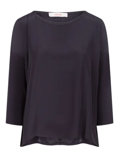 Jucca three-quarter sleeve blouse