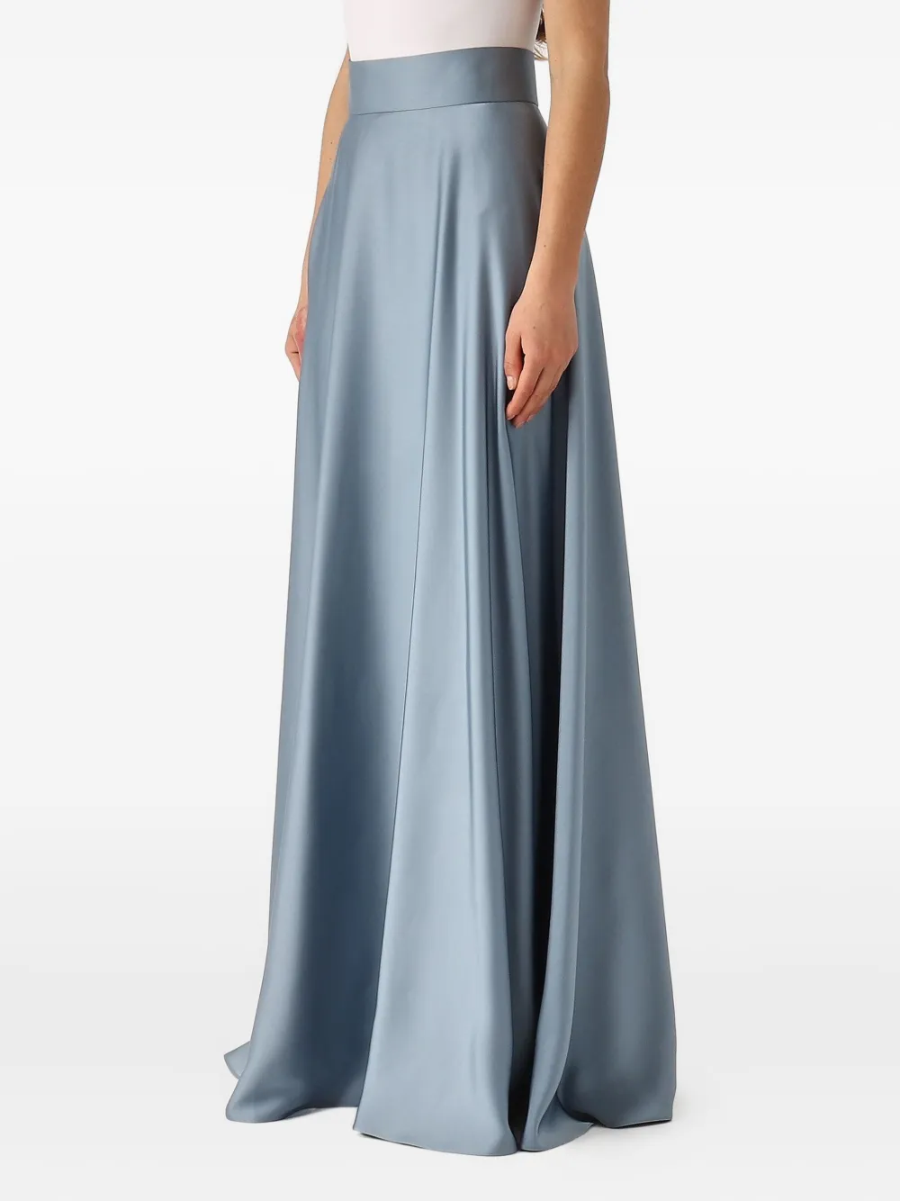 Giada Curti High-waisted Maxi Skirt In Blue