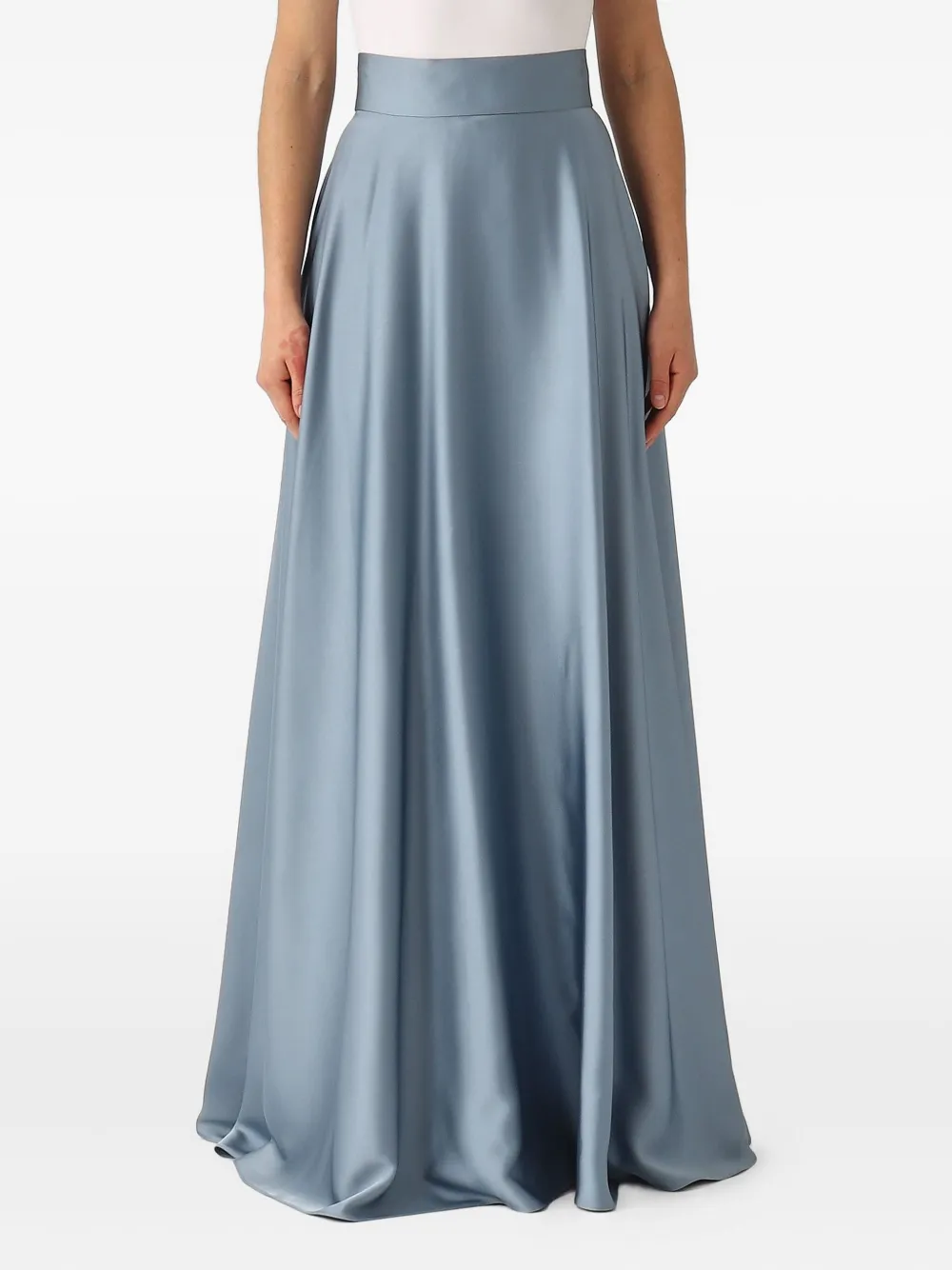 Giada Curti High-waisted Maxi Skirt In Blue