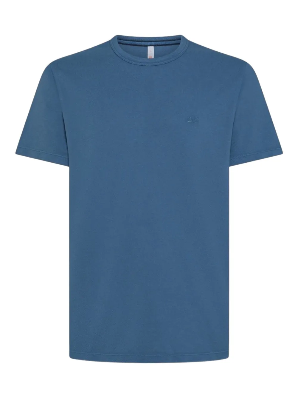 Sun 68 Logo-embroidered T-shirt In Blue