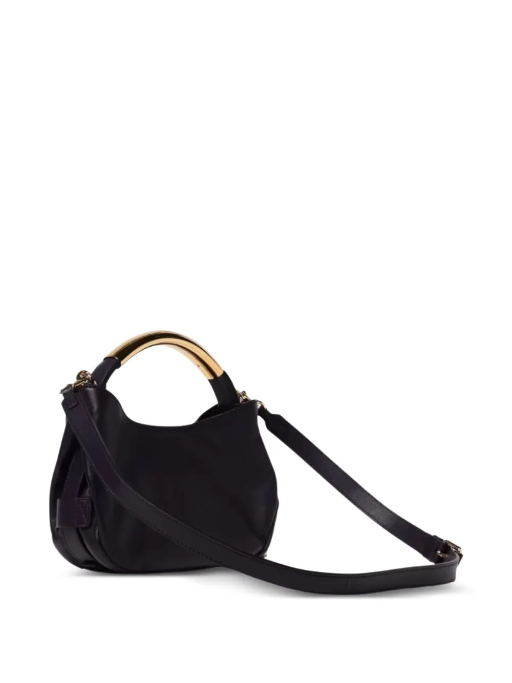 Moschino logo-appliqué tote bag Zwart