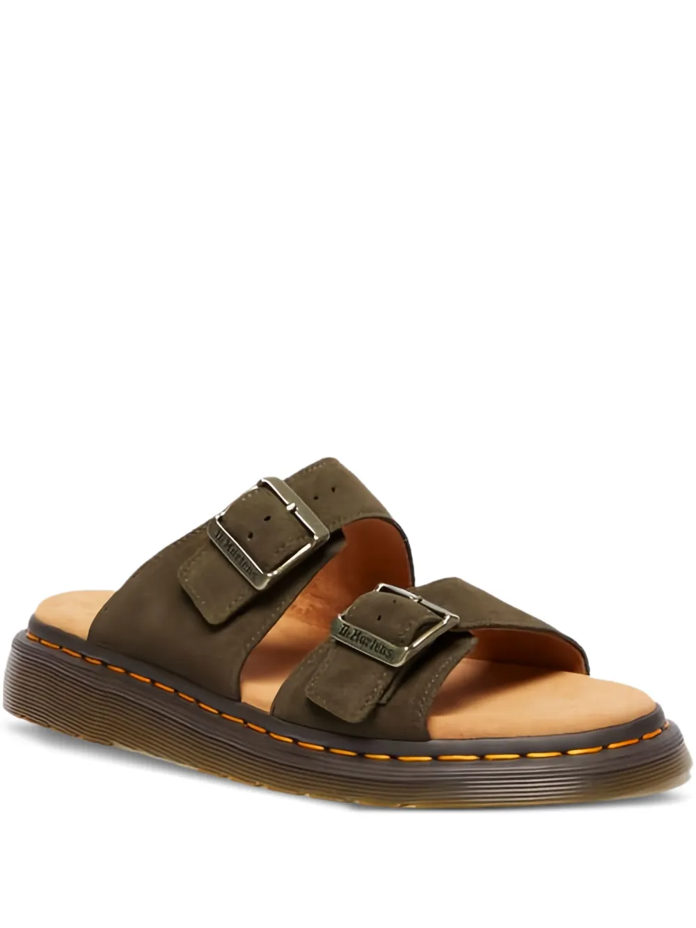 Dr. Martens Josef sandalen met gesp Groen