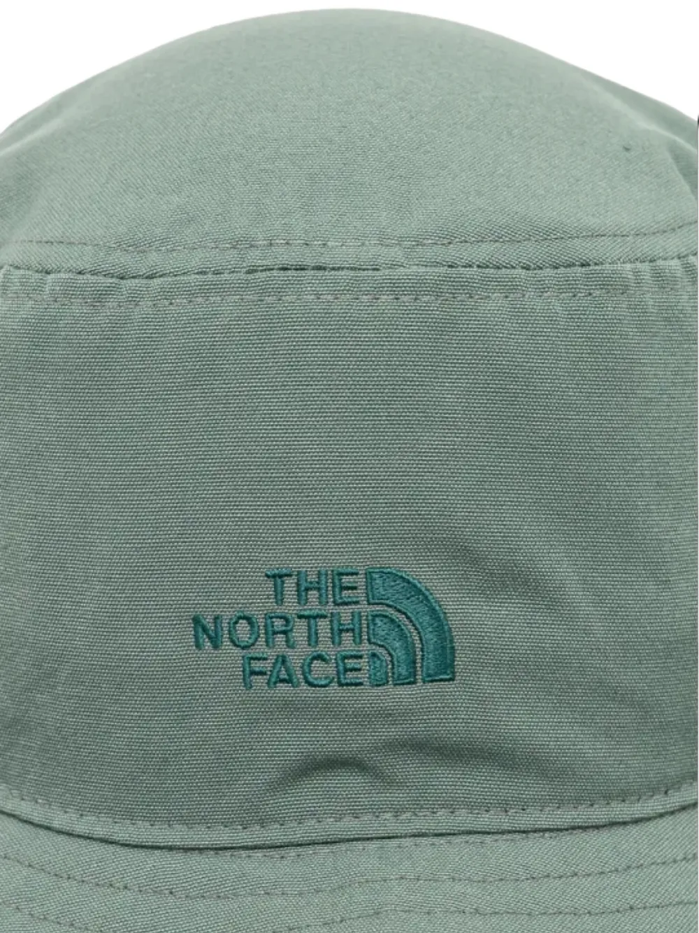 The North Face Logo-embroidered Bucket Hat In Green