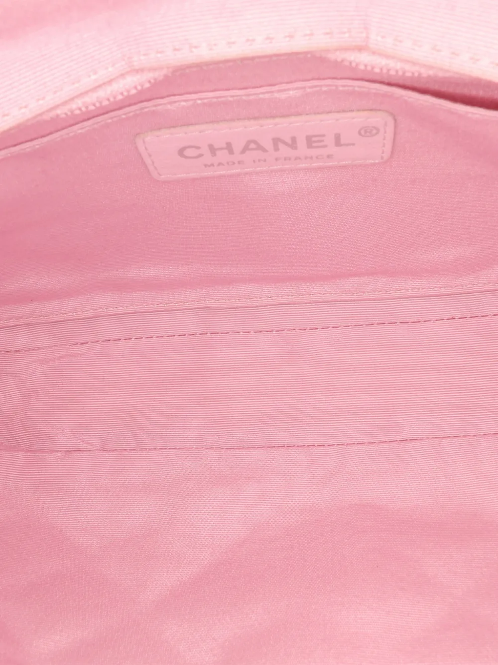 Pre-owned Chanel 2008-2009 Small Quilted Jersey Ocean Drive Flap Shoulder Bag