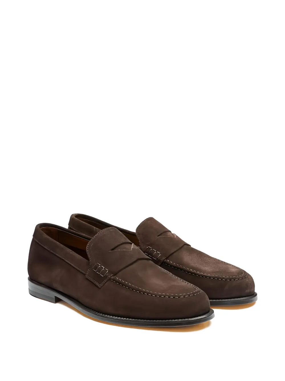 Doucal's suede penny loafers | Image 2
