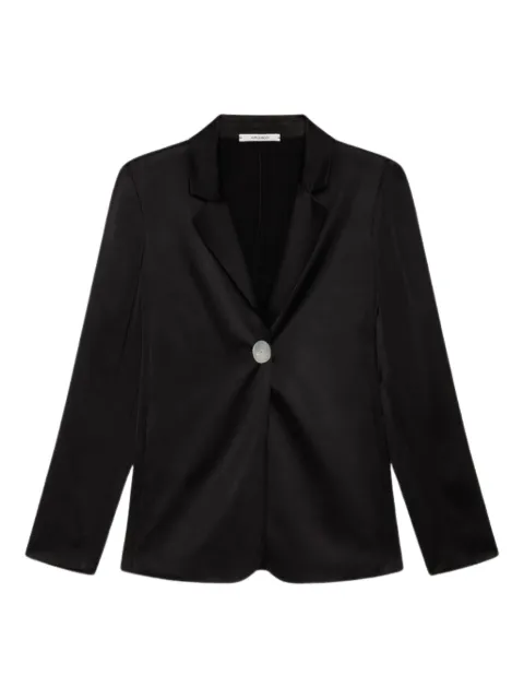 MALIPARMI single-button satin blazer